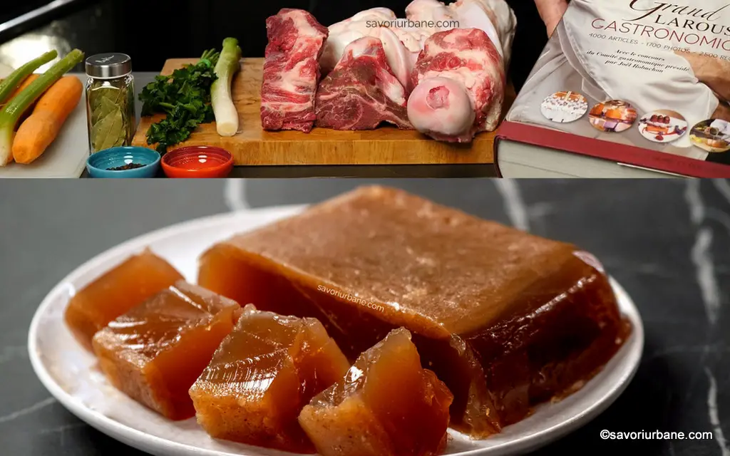 Supă concentrată de oase (gelatinoasă) – rețeta video clasică de bază de mâncare (demi glace)